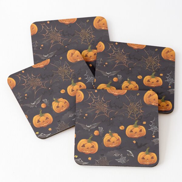 Item preview, Cute Pumpkin halloween ghost pattern for printing designed and sold by Artkitokri.