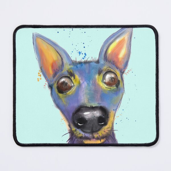Item preview, Funny Colorful Dog Illustration: Pawsitively Obsessed designed and sold by adriaquart.