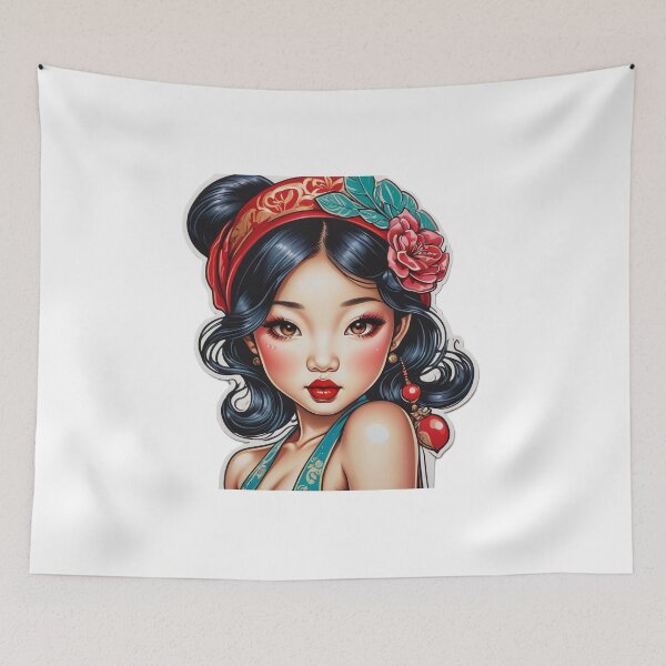 Item preview, Pin-up Asian Girl designed and sold by Shiwwa.