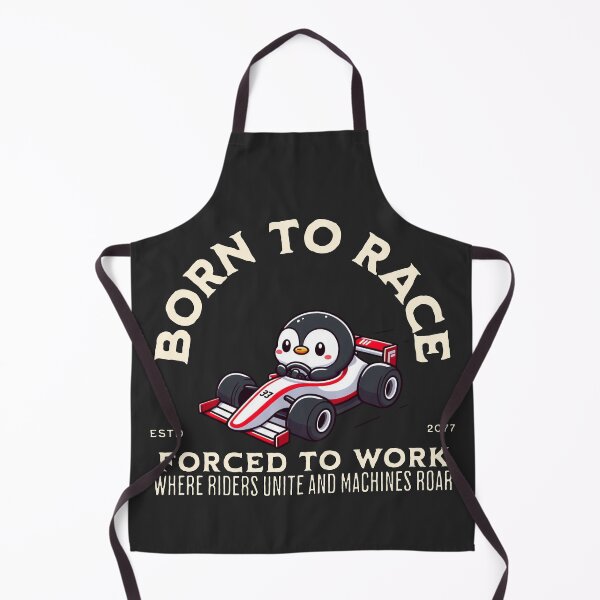 Item preview, Born To Race Forced To Work Penguin designed and sold by LemuellTrends.