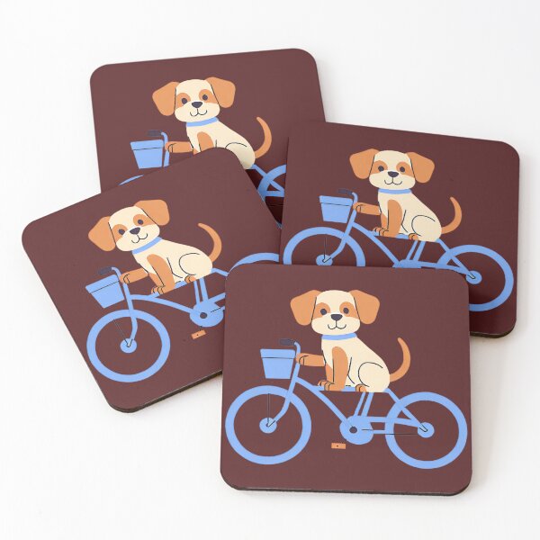 Item preview, dog riding bicycle designed and sold by ilokrotno.