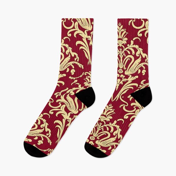 Item preview, Red and golden abstract pattern designed and sold by Haji  Kamora.