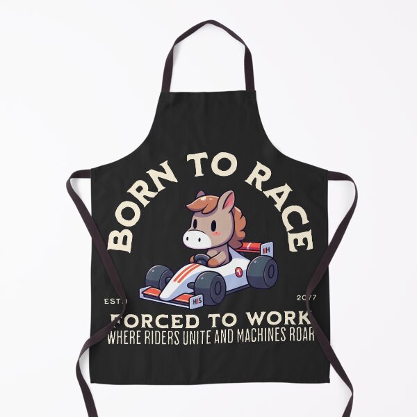 Item preview, Born To Race Forced To Work Horse designed and sold by LemuellTrends.