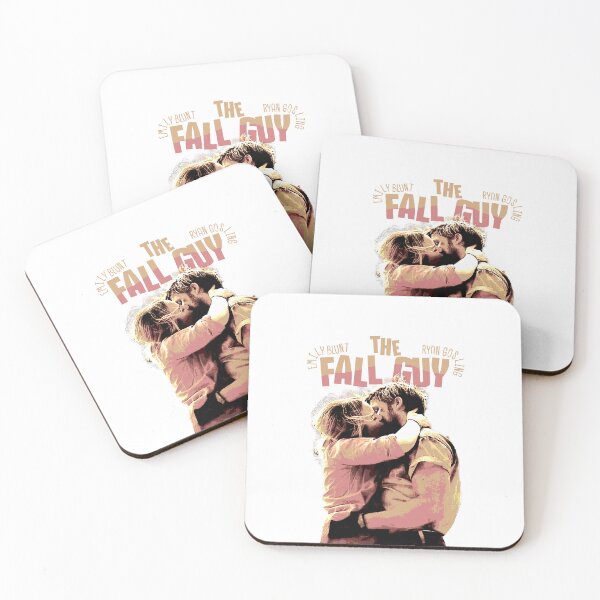 Item preview, Action Comedy The Fall Guy Movie Emily Blunt Ryan Gosling kiss Graphic Design designed and sold by ironpalette.