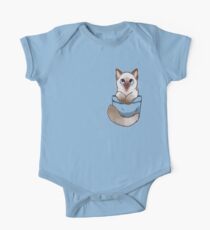 Pocket Cute Ragdoll Kitten One Piece - Short Sleeve