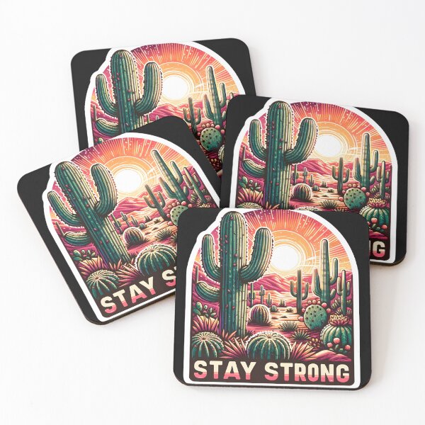 Item preview, Stay Strong - Desert Cactus Artwork designed and sold by AdelkoDesigns.