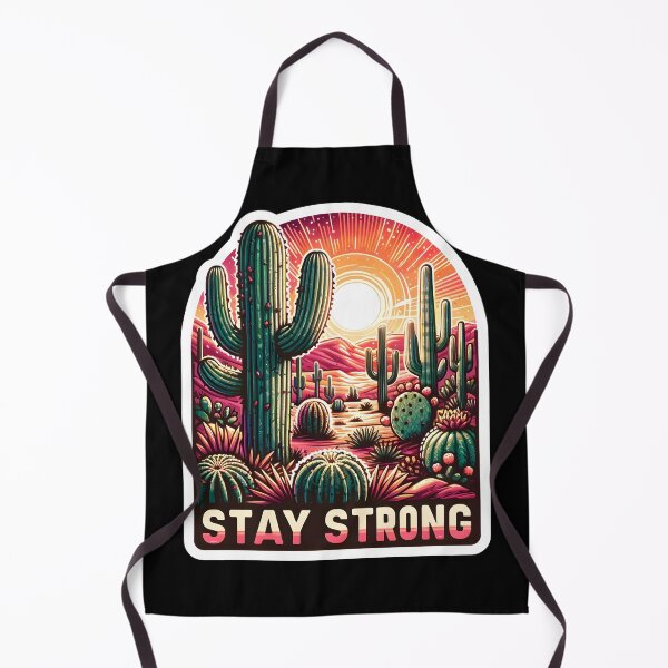 Item preview, Stay Strong - Desert Cactus Artwork designed and sold by AmvaDesigns.