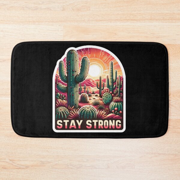 Item preview, Stay Strong - Desert Cactus Artwork designed and sold by AmvaDesigns.
