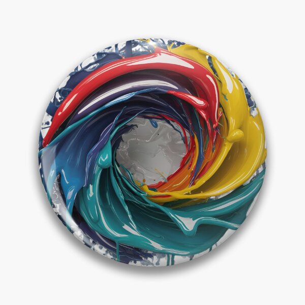 Item preview, Colorful Paint Swirl & Drip designed and sold by corynewton34.