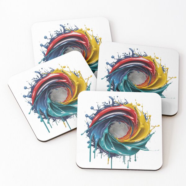 Item preview, Colorful Paint Swirl & Drip designed and sold by corynewton34.