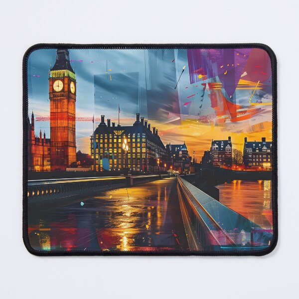 Item preview, Arquitectura geométrica abstracta de Londres Colorido, vibrante, moderno 28 designed and sold by Daniel  Vargas.