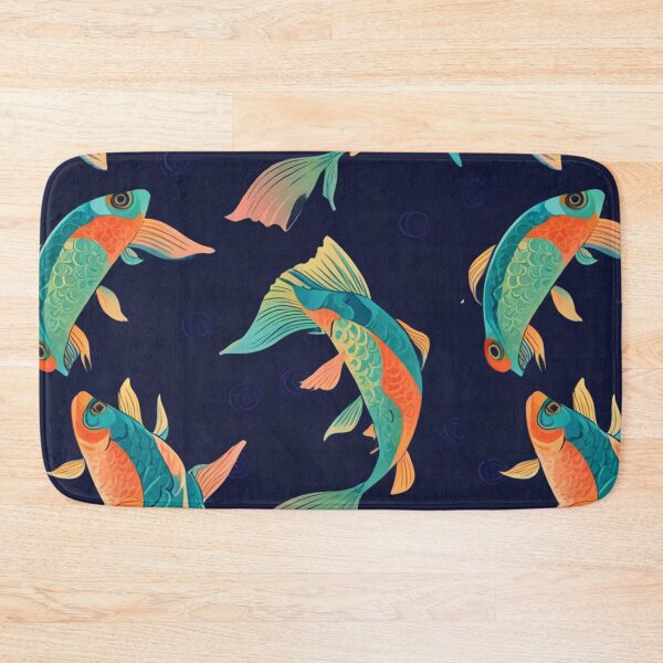 Item preview, Fish pair or couple pattern for cloth printing designed and sold by Artkitokri.