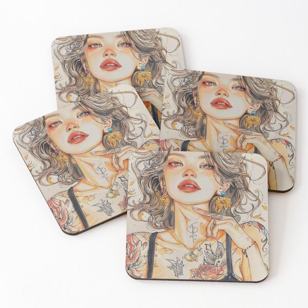 Item preview, Floral Femme Fatale designed and sold by Retro Type.
