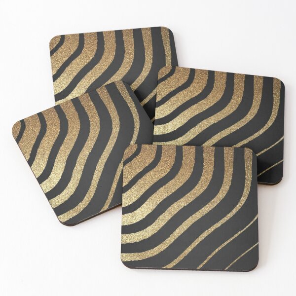 Item preview, Gleaming Wealth: Reflecting Gold in Captivating Patterns" designed and sold by CulinaryCenter.