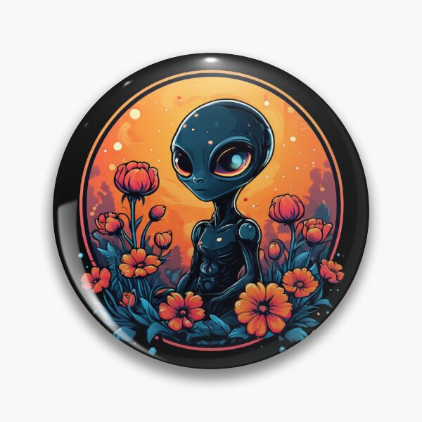 Item preview, Alien With Flowers designed and sold by Planetporridge.