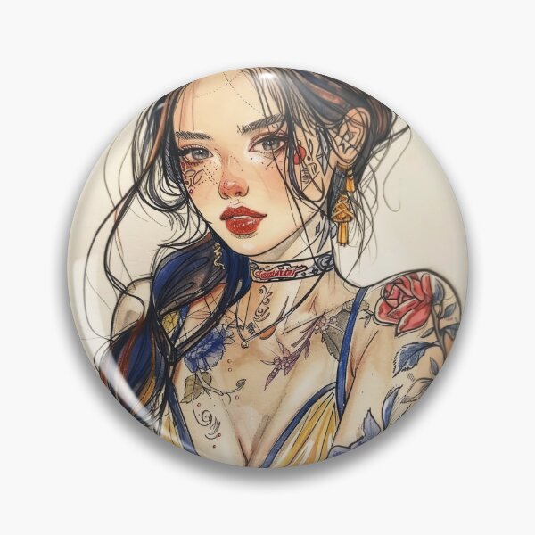 Item preview, Tattooed Temptress designed and sold by Retro Type.
