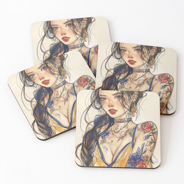 Item preview, Tattooed Temptress designed and sold by Retro Type.