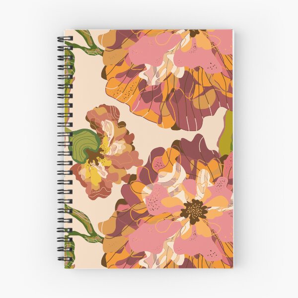 Item preview, Stylized peonies flowers  pattern in Japanese Style designed and sold by NayaChu.