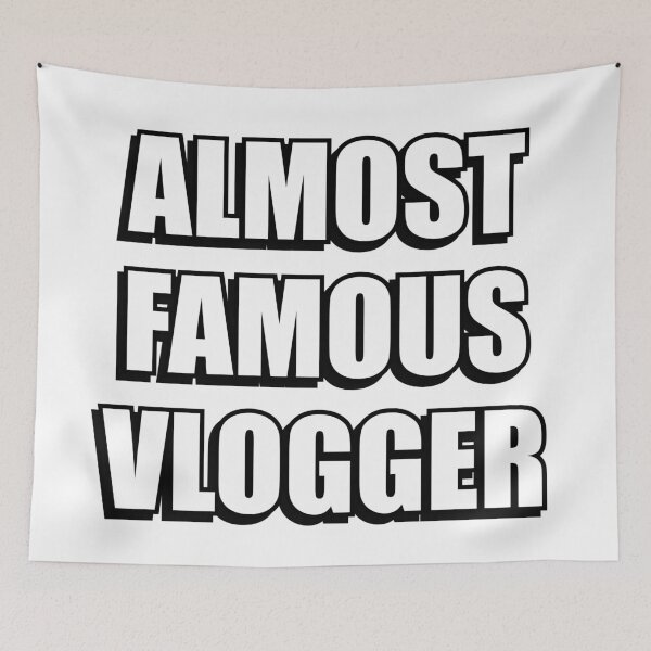 Item preview, Almost Famous Vlogger   - vlogging designed and sold by Inspirationmotivation.