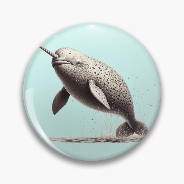 Item preview, LOOK ITS A NARWHAL designed and sold by Foxlindesigns.