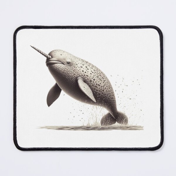 Item preview, LOOK ITS A NARWHAL designed and sold by Foxlindesigns.