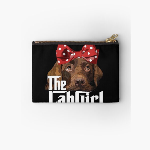 Item preview, Chocolate Labrador With Bow designed and sold by Just-Arts-4U.