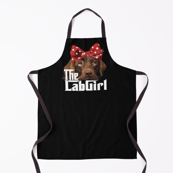 Item preview, Chocolate Labrador With Bow designed and sold by Just-Arts-4U.