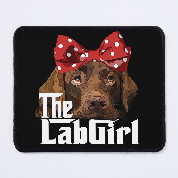 Item preview, Chocolate Labrador With Bow designed and sold by Just-Arts-4U.