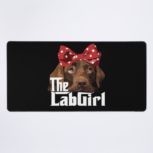 Item preview, Chocolate Labrador With Bow designed and sold by Just-Arts-4U.