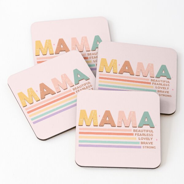 Item preview, Mama - Beautiful - Fearless - Lovely - Brave - Strong designed and sold by shirtorama-de.