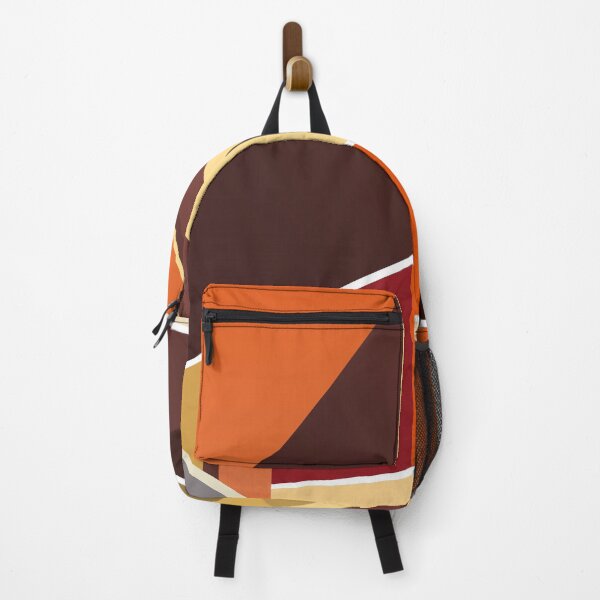 Item preview, Bauhaus Architecture Retro House Brown Orange designed and sold by Simon-m-s.