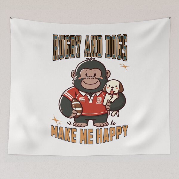Item preview, Rugby Union Gorilla designed and sold by LemuellTrends.