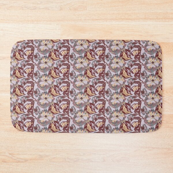 Item preview, Stylized peonies flowers  pattern in Japanese Style designed and sold by NayaChu.