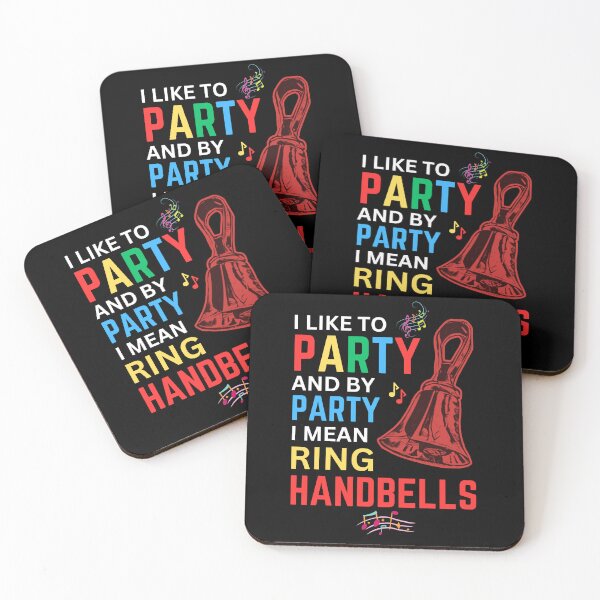 Item preview, I like to party, and by party I mean ring handbells designed and sold by CelticClapper.