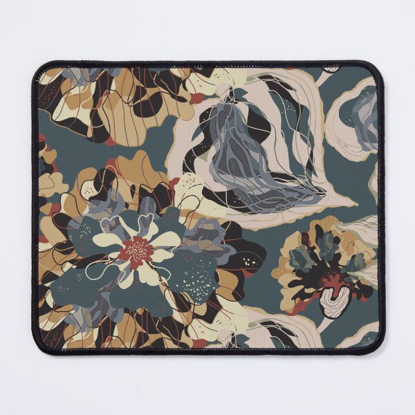 Item preview, Stylized peonies flowers  pattern in Japanese Style designed and sold by NayaChu.