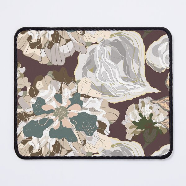 Item preview, Stylized peonies flowers pattern in Japanese Style designed and sold by NayaChu.