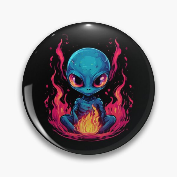 Item preview, Fire Alien Art designed and sold by Planetporridge.