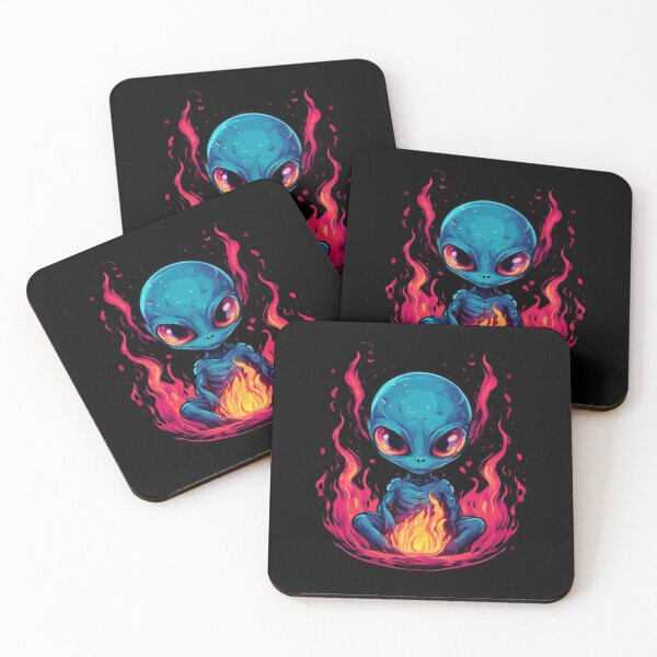 Item preview, Fire Alien Art designed and sold by Planetporridge.