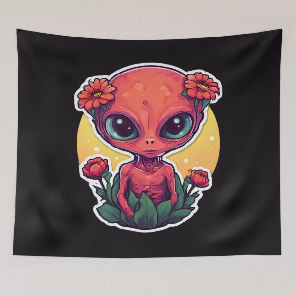 Item preview, Flower Alien Design designed and sold by Planetporridge.