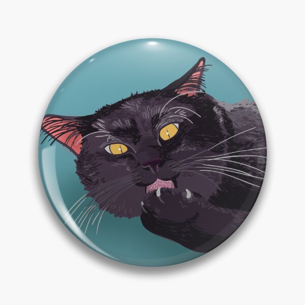 Item preview, Black Cat Lick designed and sold by zuzu2artist.