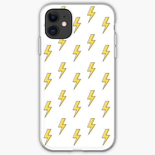 Yellow Flash Pattern iPhone Soft Case