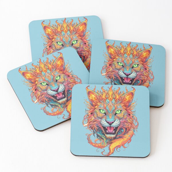 Item preview, Panther in fire designed and sold by Javier Narváez Solarte.