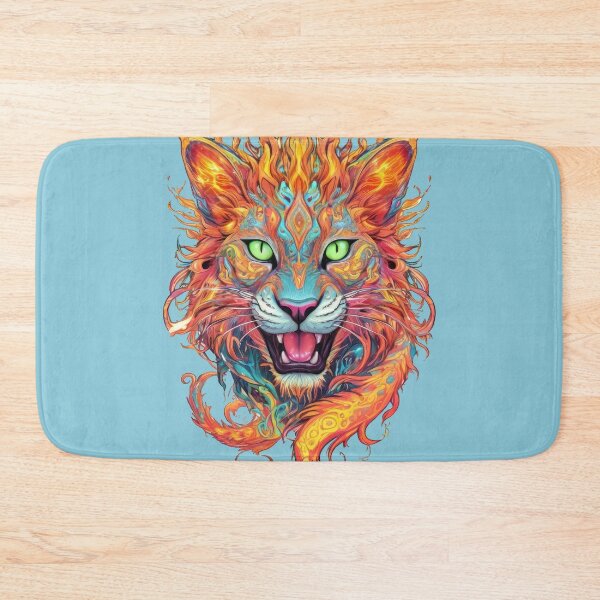 Item preview, Panther in fire designed and sold by Javier Narváez Solarte.