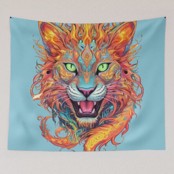 Item preview, Panther in fire designed and sold by Javier Narváez Solarte.