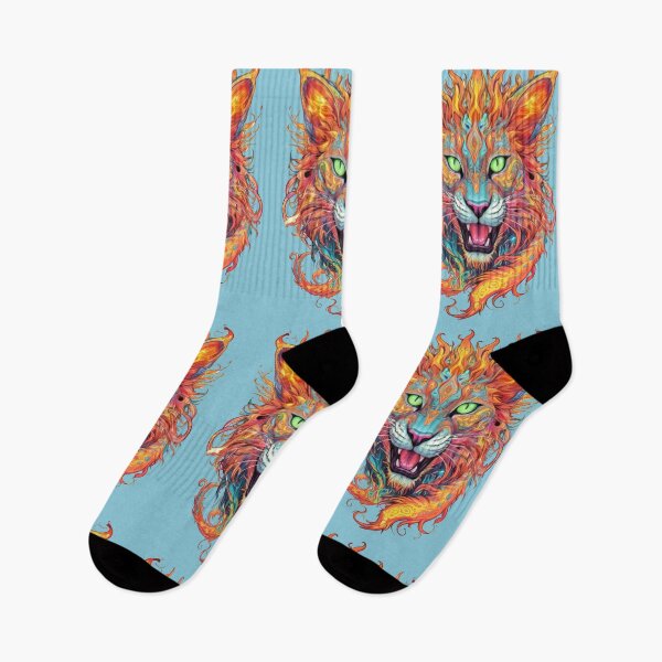 Item preview, Panther in fire designed and sold by Javier Narváez Solarte.