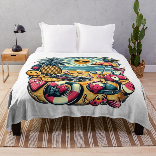 Item preview, SUMMER HOLIDAY TRAVEL SEA BEACH RELAXED VACATION REGARDS designed and sold by GingerWolfArt.