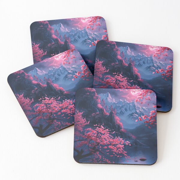 Item preview, Electric Dreams: Serene Neon Nights at the Mountain Lake with a Couple Lost in the Enchantment designed and sold by Mullet Monkey.