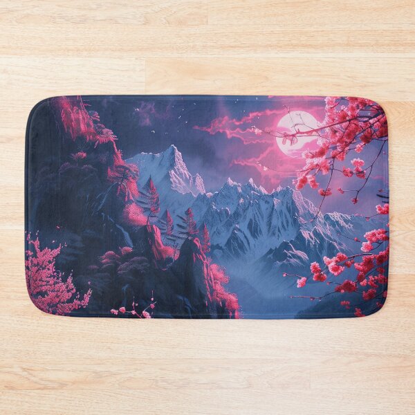 Item preview, Electric Dreams: Serene Neon Nights at the Mountain Lake with a Couple Lost in the Enchantment designed and sold by Mullet Monkey.