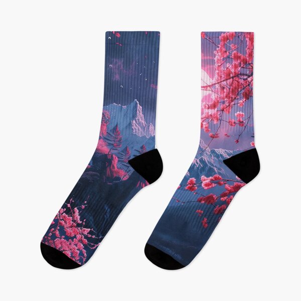 Item preview, Electric Dreams: Serene Neon Nights at the Mountain Lake with a Couple Lost in the Enchantment designed and sold by Mullet Monkey.