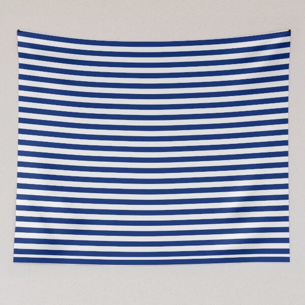 Item preview, Navy Blue and White Stripes Classic Breton French designed and sold by Greenbaby.